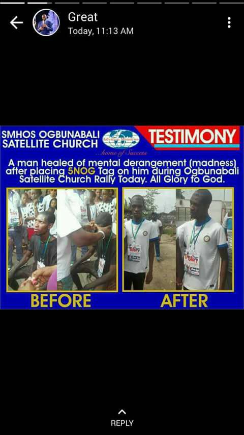 mad man healed by salvation ministries fake