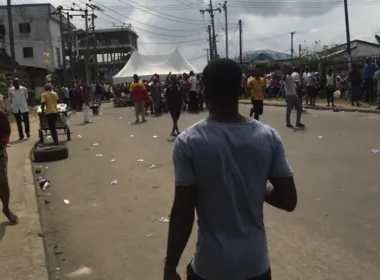 ogbunabali port harcourt protest community no electricity