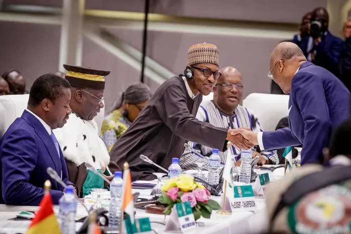 buhari in ecowas jpg webp REPORT AFRIQUE International Nigeria's Buhari Gets Elected as President of ECOWAS