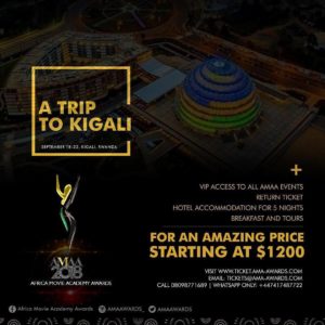Africa Movie Academy Awards (AMAA) Releases 2018 Nomination List AMAA Kigali ticket
