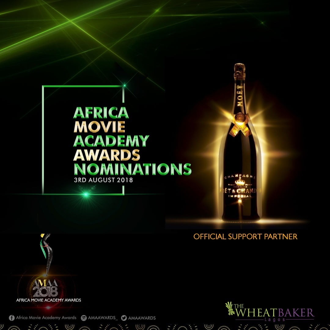 Africa Movie Academy Awards (AMAA) Releases 2018 Nomination List 5 Moet sponsors AMAA 2018