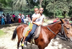 horse ride in the zoo. parks to visit in rivers state port harcourt
