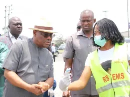 wike demolishes two hotels in eleme port harcourt ricers state lockdown executive order