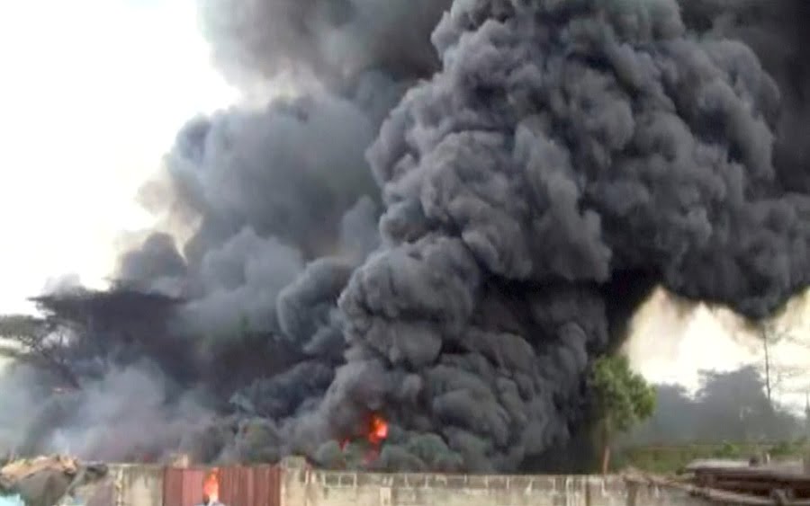 Explosion Rocks Parts of Festac Town in Lagos 5 festac explosion in abulo ado lagos