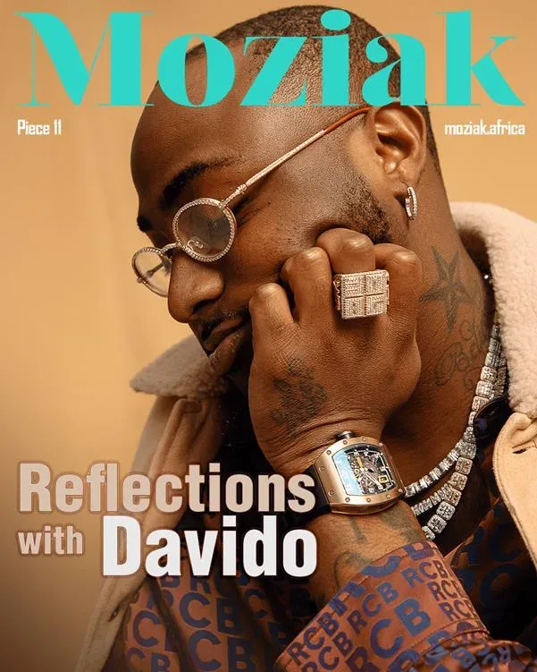 Moziak Magazine Features Global Nigerian Superstar Davido On Its Latest Cover