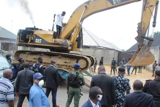 wike demolishes hotels in rivers state