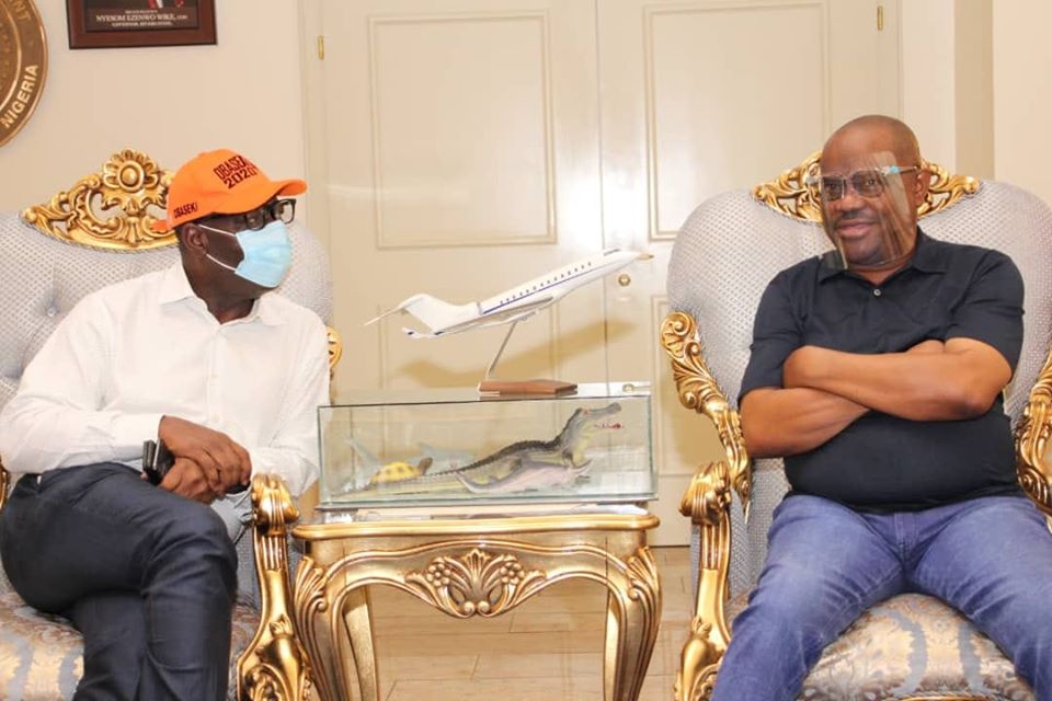 PHOTOS: Obaseki Visits Wike In Rivers State 5 PHOTOS: godwin Obaseki Visits nyesom Wike In Rivers State edo state