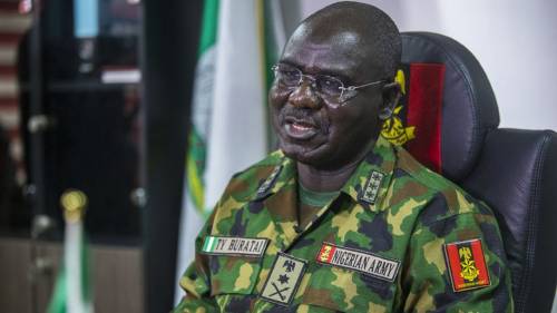 127 Soldiers Resign from the Nigerian Army Major Osoba Olaniyi Nigeria Army Says it will Insurgents to Shame in 2021 buratai
