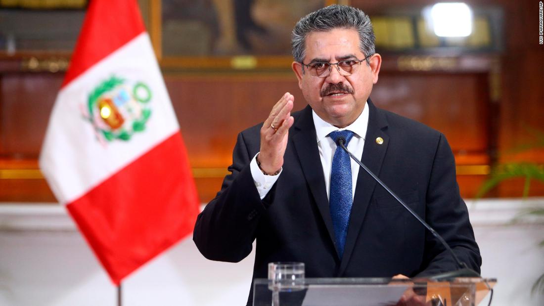 Peru's Interim President, Manuel Merino, Resigns After Police Kills Two Protesters 5 Peru's Interim President, Manuel Merino, Resigns After Police Killed Two Protesters