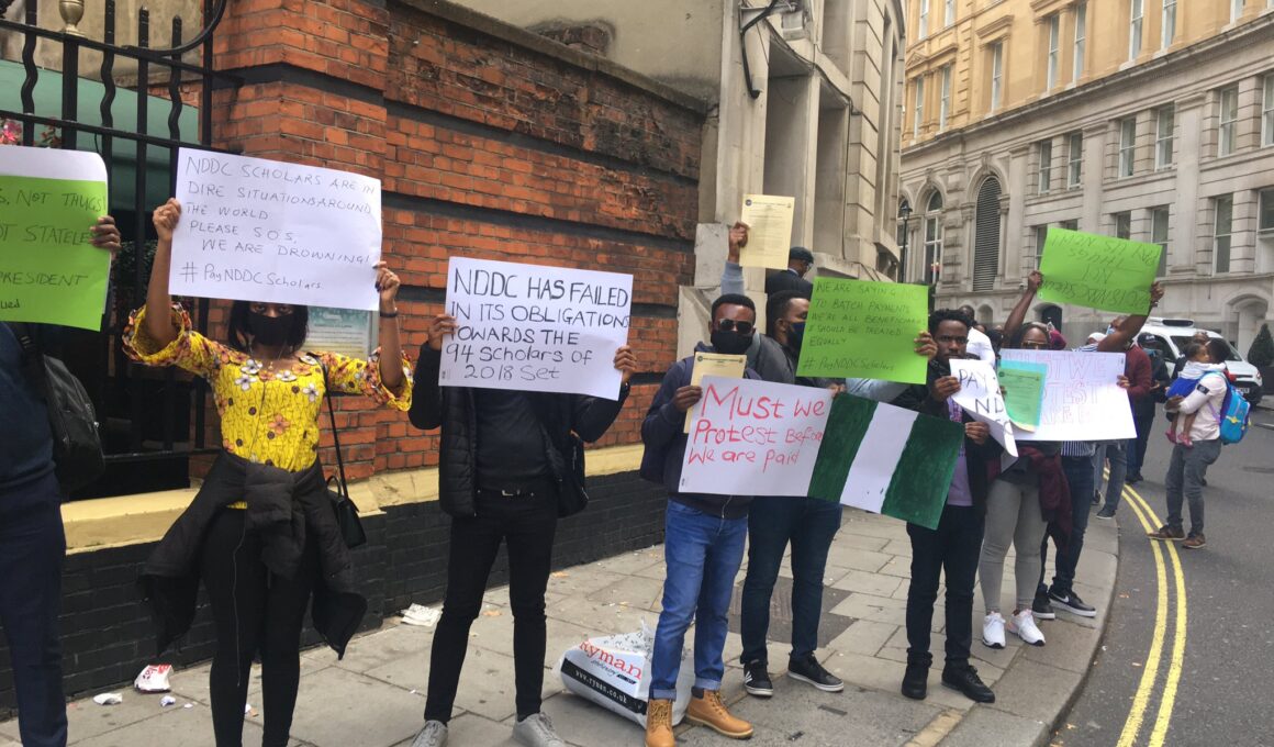 NDDC Scholarship: Students Protest over unpaid tuition in London 5 NDDC Scholarship: Students Protest over unpaid tuition in London