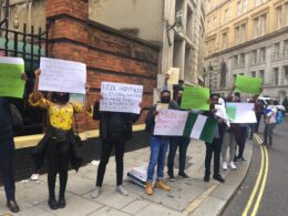 NDDC Scholarship: Students Protest over unpaid tuition in London
