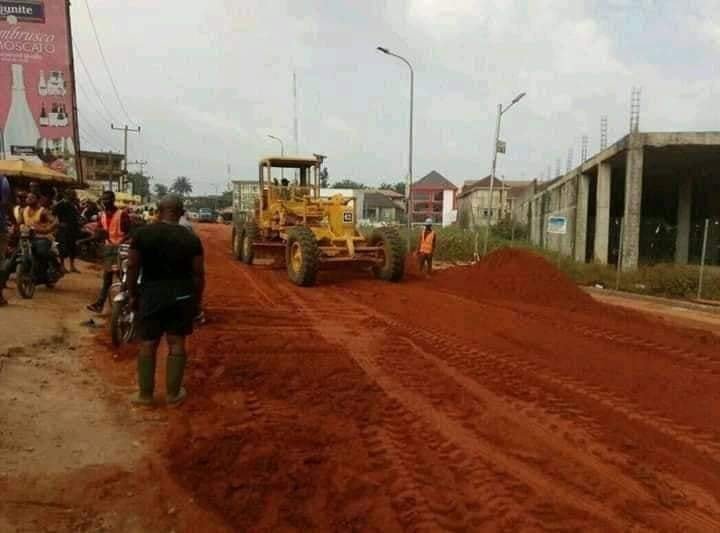 Senator Patrick Ifeanyi Ubah renovates roads in Nnewi Anambra south 