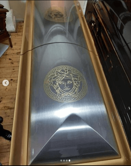 ginimbi versace casket