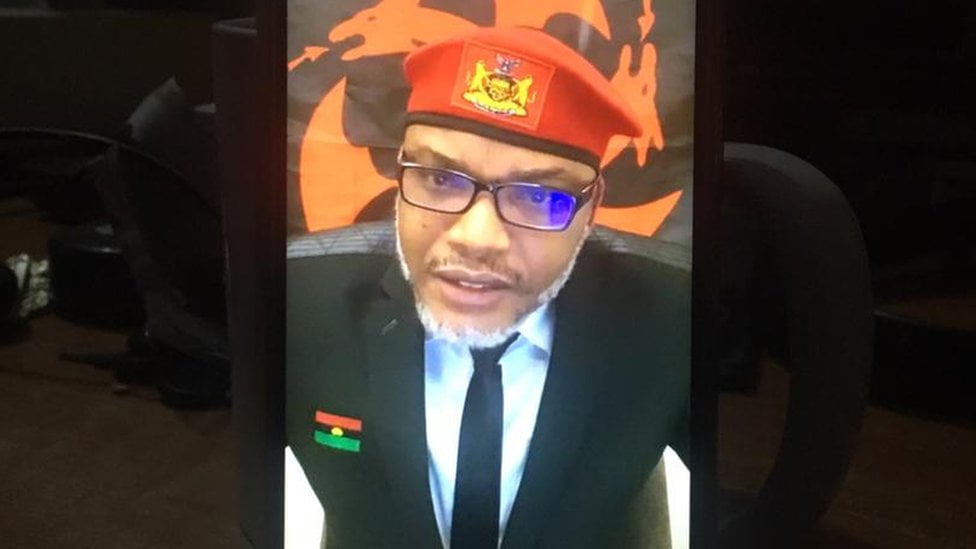 Biafra Secessionist Leader, Nnamdi kanu, Launches Security Group (Video)