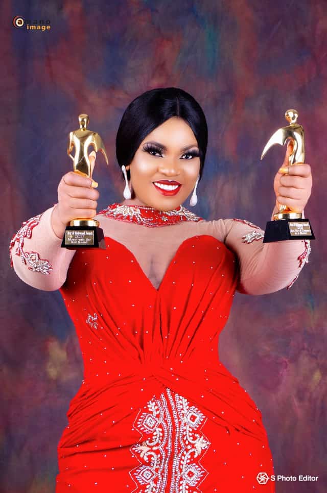 3a0eff32c75a435aa1a8ccbdb6b86438 REPORT AFRIQUE International Matilda Lambert shines bright at Best of Nollywood Awards 2020