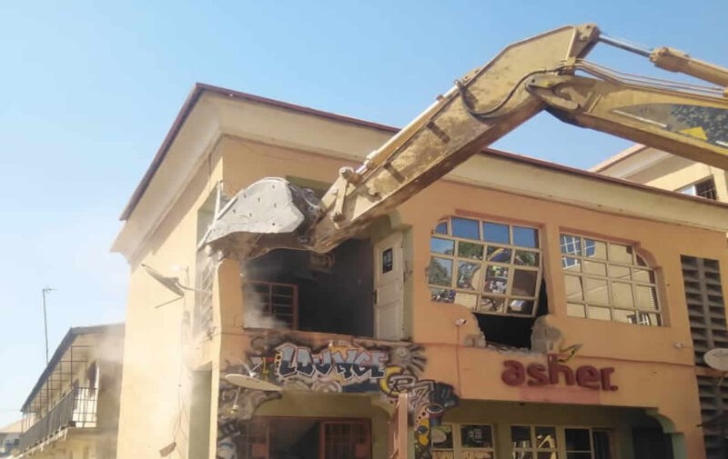 Kaduna Govt Demolishes Hotel Allegedly Named as Venue for Sex Party (PHOTOS)