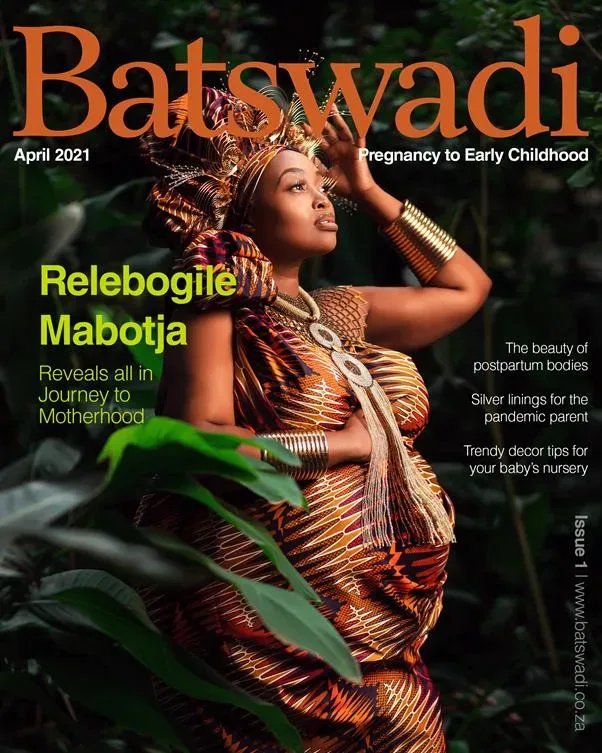 image001 jpg webp REPORT AFRIQUE International Relebogile Mabotja Announces Her Pregnancy On Cover Of Batswadi Magazine