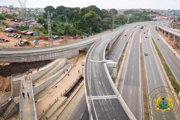 FB IMG 1625860030036 REPORT AFRIQUE International Akufo-Addo commissions Pokuase Interchange