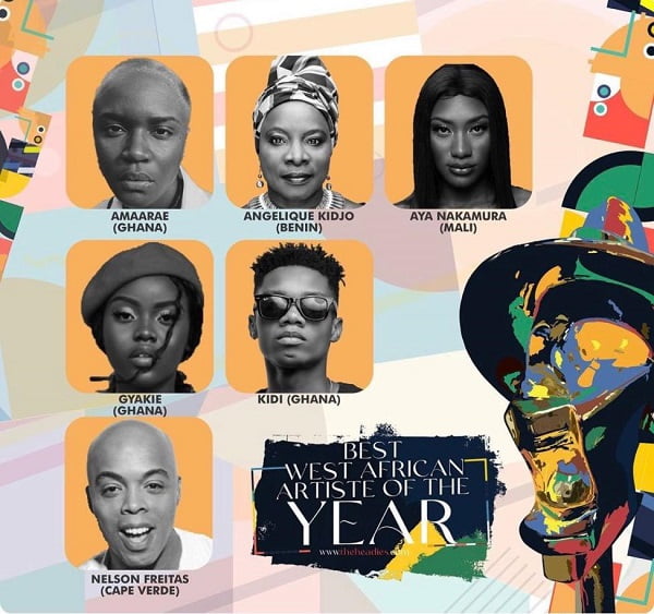 REPORT AFRIQUE International Gyakie, Nektunez, KiDi, Amaarae, Nominated At The 15th HEADIES