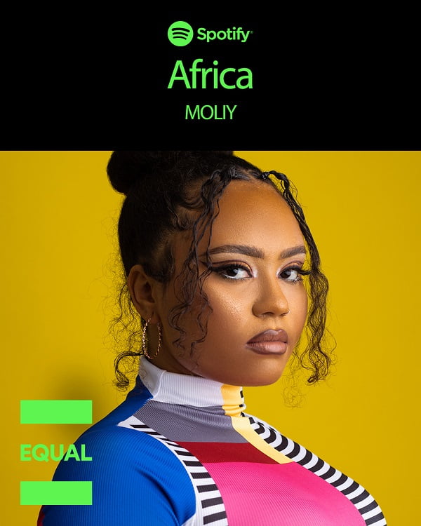 REPORT AFRIQUE International Spotify Names Moliy As EQUAL Ambassador For June