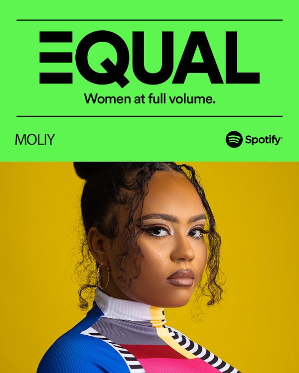 IWD SocialAsset mmoliy REPORT AFRIQUE International Spotify Names Moliy As EQUAL Ambassador For June