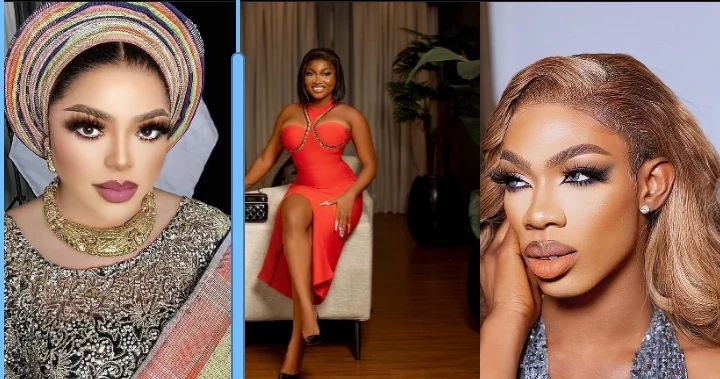 Famous Trans Celebrity in Nigeria Bobrisky, James Brown and Papaya