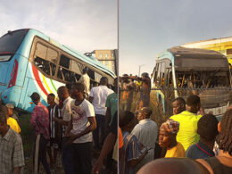 How impatient Driver Caused Bus Collision With Train in Lagos