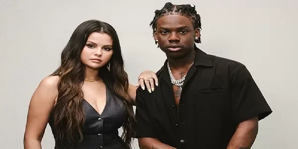 Selena Gomez and Rema 1 jpg webp REPORT AFRIQUE International Rema’s Hit Single Calm Down Joins The Billions Club On Spotify