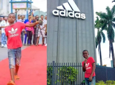 How Random Boy, Kingsley Kosisochukwu Joseph Who Stole the Red Carpet Show At Aba Fashion Week Became Adidas Ambassador