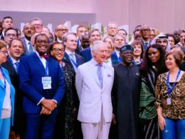 COP28: Video of woman trying to obstruct Tinubu during group photograph With Prince Charles Goes Viral