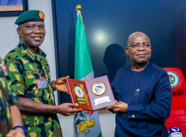 Abia State Governor Hosts Chief of Army Staff, General Lagbaja