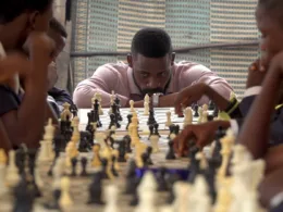 Lagos Chess Academy Founder, Tunde Onakoya Crowned New Chess master as he wins 10 Opponents Simultaneously in Germany
