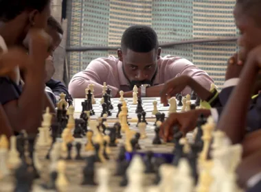 Lagos Chess Academy Founder, Tunde Onakoya Crowned New Chess master as he wins 10 Opponents Simultaneously in Germany