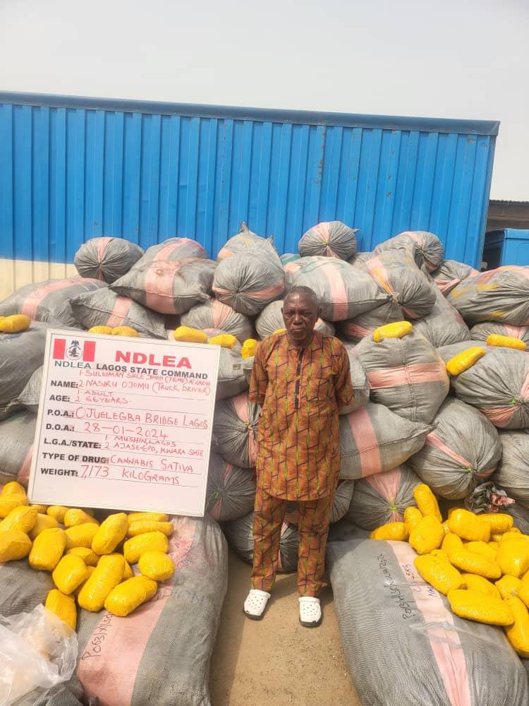 NDLEA Seizes 14.5 Tons Of ‘Ghanaian Loud’ Linked to wanted Lagos Drug Baron