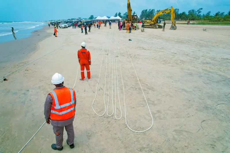 Nigeria Incurs N273 Billion Losses in Four Days Amid Internet Disruption Crisis Meta's 2Africa submarine fibre optic Cables Land in Akwa Ibom State