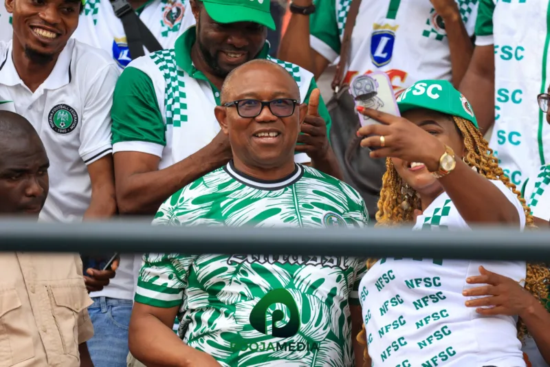 Peter Obi Lands in Côte d'Ivoire To Support Super Eagles in the Quarterfinals of APCON 2023
