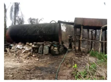 Nigerian Army Uncovers Illegal Refinery with 5 Million Litres Capacity in Rivers State
