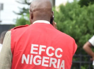 EFCC Recovers N7.8 Million from Benue Investment and Property Company (BIPC) Five Internet Fraudsters Convicted and Sentenced in Benue State EFCC Commences Investigation into Suspected Illegal Petroleum Dealers EFCC Reveals Banks Linked to 70% of Financial Crimes in Nigeria EFCC Recovers N70.56 Billion in 100 Days: Convicts 747 Individuals EFCC Apprehends 50 Alleged Internet Fraudsters in Kwara, Including 48 KWASU Students