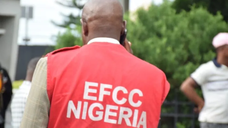EFCC Recovers N7.8 Million from Benue Investment and Property Company (BIPC) Five Internet Fraudsters Convicted and Sentenced in Benue State EFCC Commences Investigation into Suspected Illegal Petroleum Dealers EFCC Reveals Banks Linked to 70% of Financial Crimes in Nigeria EFCC Recovers N70.56 Billion in 100 Days: Convicts 747 Individuals EFCC Apprehends 50 Alleged Internet Fraudsters in Kwara, Including 48 KWASU Students