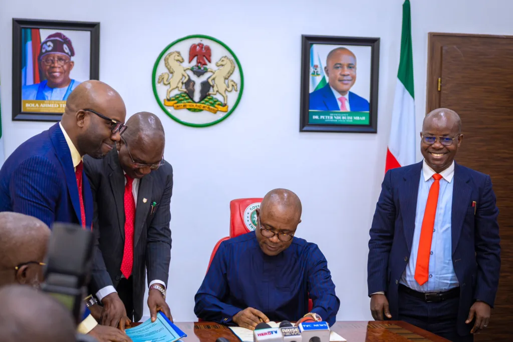 20240302 191517 REPORT AFRIQUE International Governor Mbah Signs Three Bills into Law, Boosting Development in Enugu State