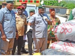 Nigerian Customs Service Seizes Bullets Worth N557 Million Disguised in Garri Sacks