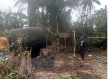 NSCDC Uncovers Illegal Refinery Site in Rivers State, Arrests Five Suspects