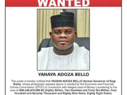 Former Kogi State Governor Yahaya Bello Declared Wanted by EFCC for N80 Billion Fraud