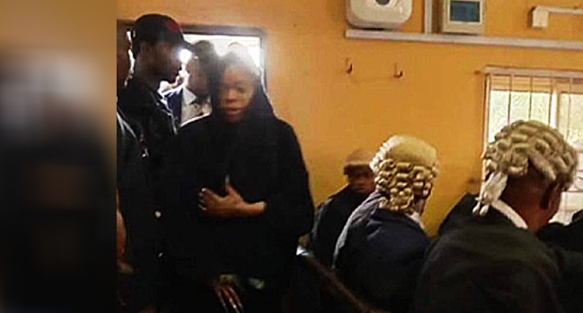 Bobrisky in the Court Room where he was sentenced