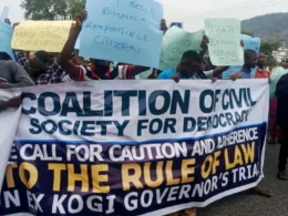 Youths Rally in Support of Former Governor Yahaya Bello Amidst EFCC Probe