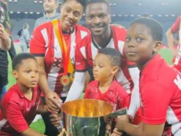 Nigerian footballer not biological father of His 3 Children 