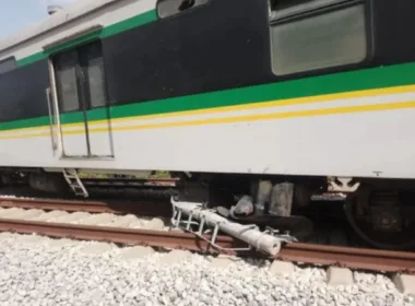 Abuja-bound Train Derails off track In Kaduna (Photos)