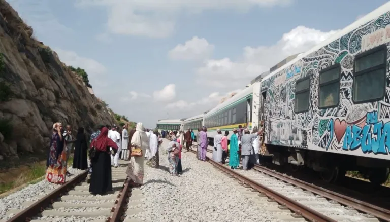 CBCF5693 A1E1 40DD B0C1 D96300443FFE REPORT AFRIQUE International Abuja-bound Train Derails off track In Kaduna (Photos)