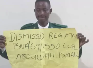 Soldier Dismissed For Having Sex With Colleague’s Wife