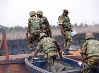 Nigerian Army Destroys 14 Illegal Oil Bunkering Vessels, Arrests 6 Suspects in abia